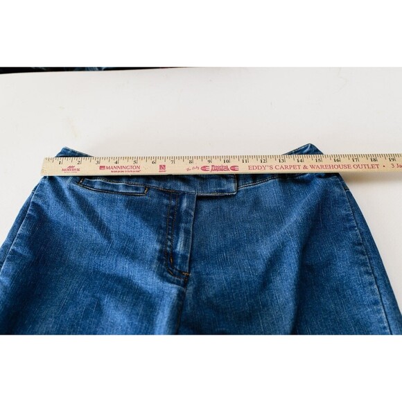 Northern Isles size 10 Women's Jeans Floral embroidered straight leg - Picture 6 of 11